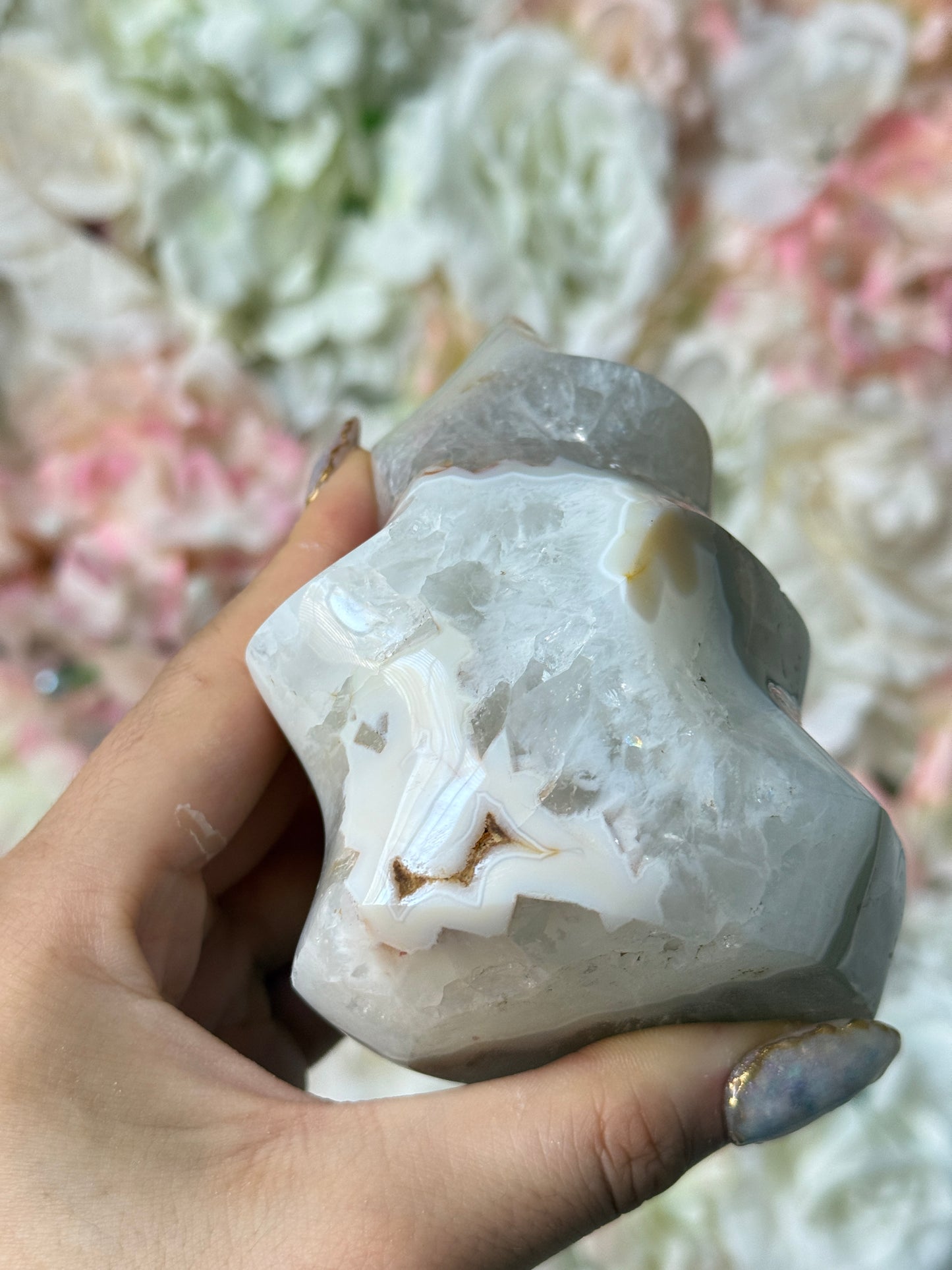 Banded Carnelian Agate Flame