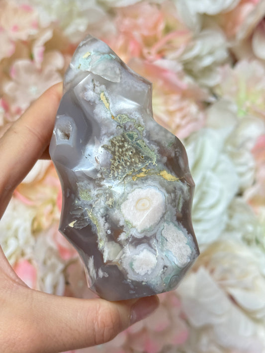 Flower Agate Flame