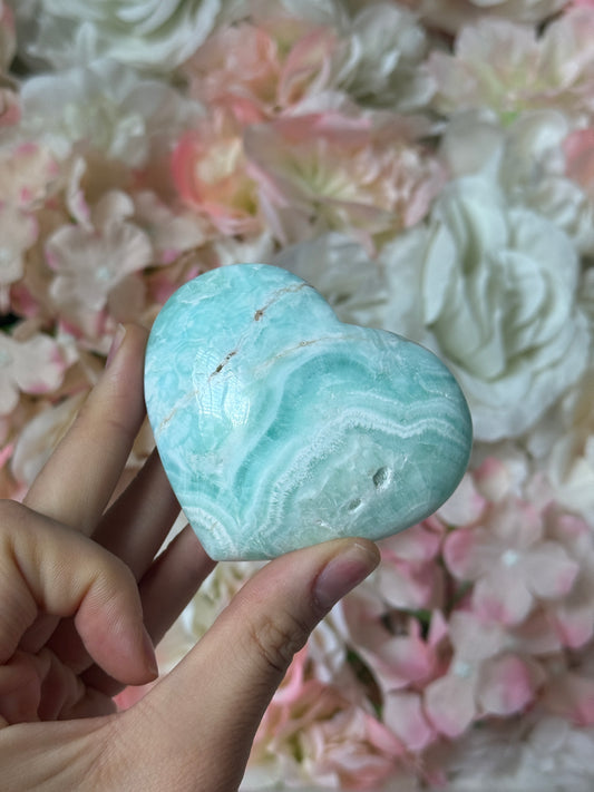 Caribbean Calcite Heart