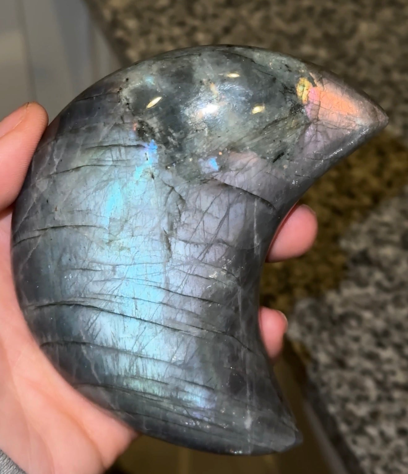 HQ Pastel Silver Sheen Lab Moon