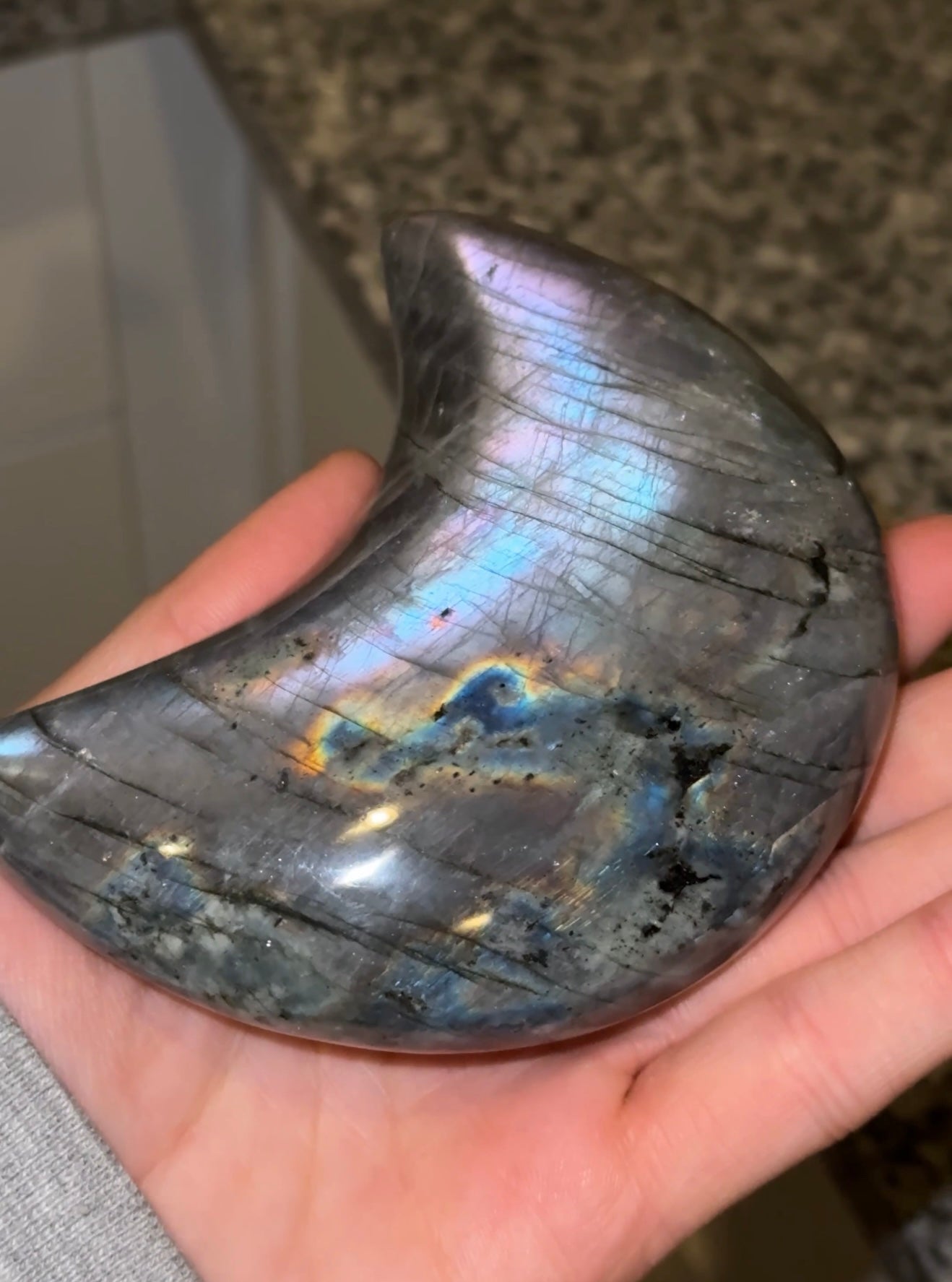 HQ Pastel Silver Sheen Lab Moon