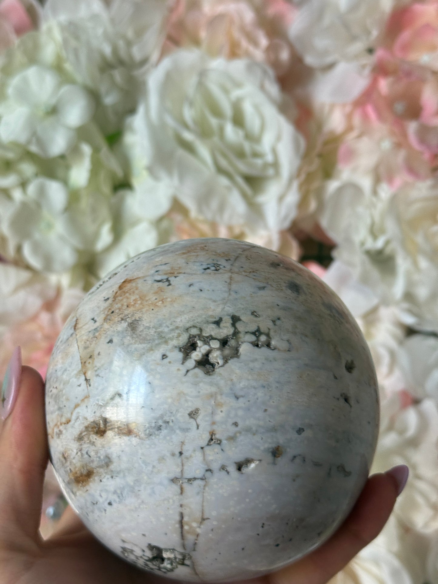 Large Ocean Jasper Sphere