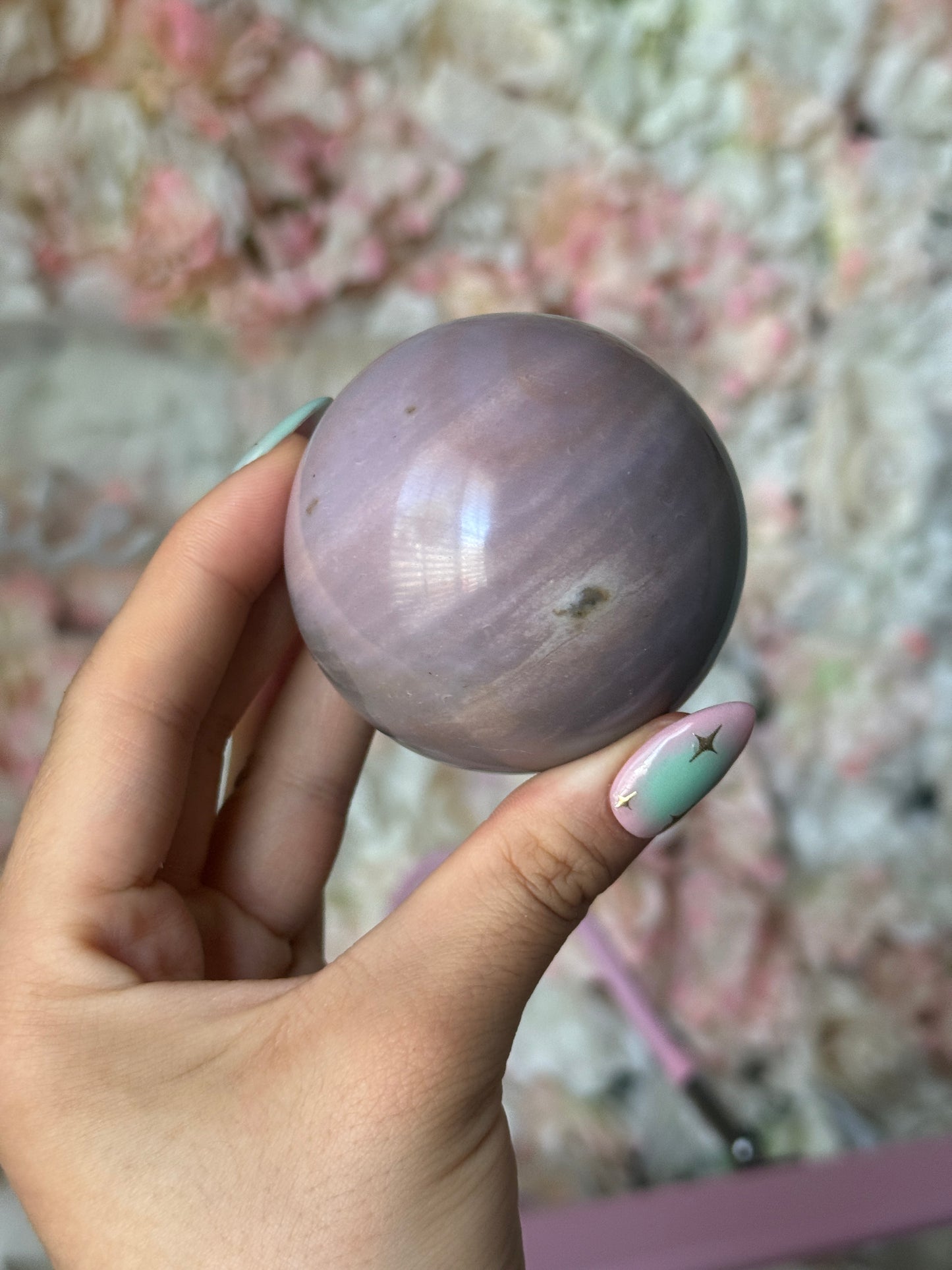 Pink and Purple Sea Jasper Sphere