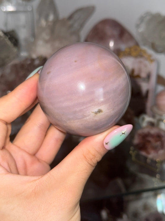 Pink and Purple Sea Jasper Sphere