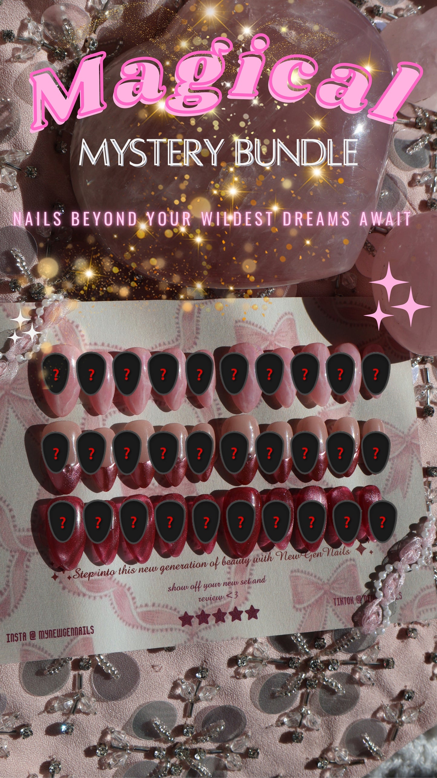 ✨Magical Mystery Press on Nail✨- Trio Bundle🎨🖼️🖌️